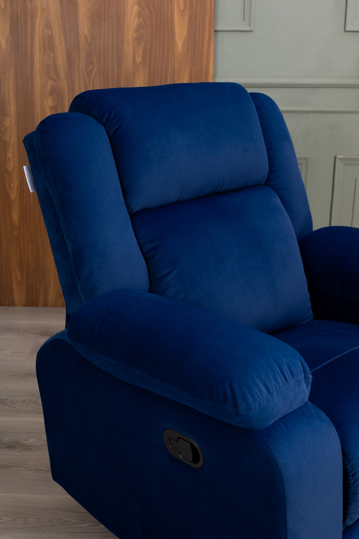 Fabric Recliner 1 Seater Sofa Chair for Living Room Home Office | Classy Calm Manual Recliner Lounge Chairs (