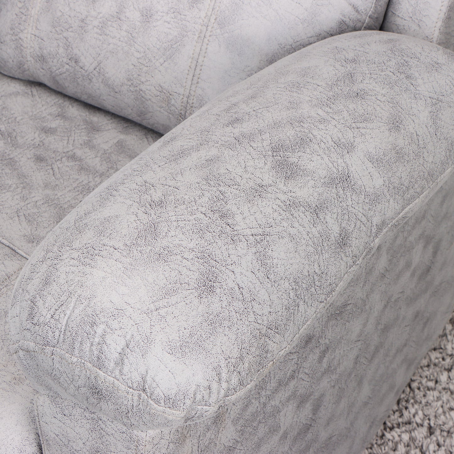 Motorized Leatherette Recliner sofa chair Snug-heaven Grey